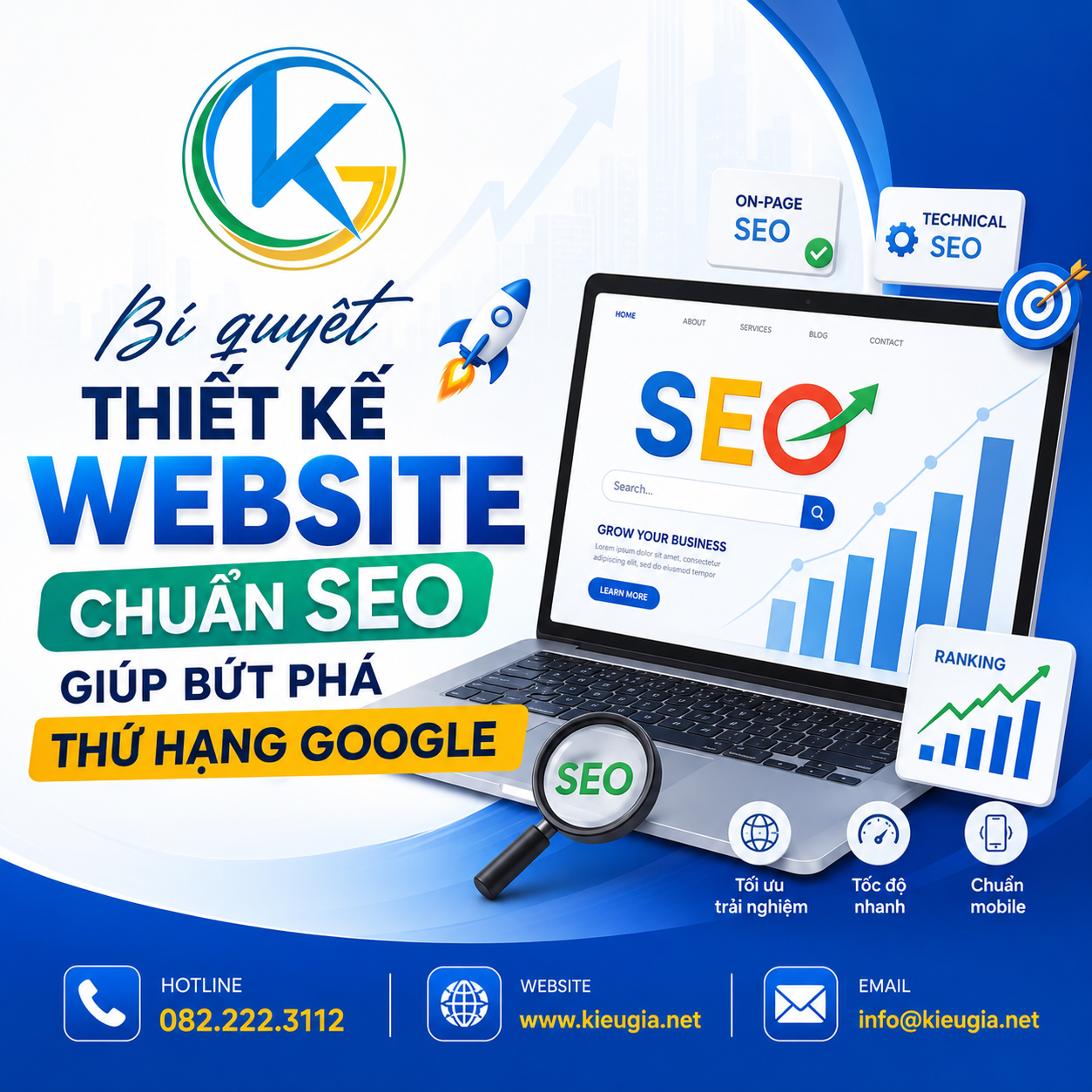 Thiết kế Website Đà Lạt - Bí quyết bứt phá thứ hạng Google