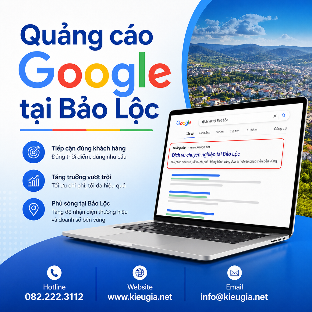 Quảng cáo Google tại Bảo Lộc