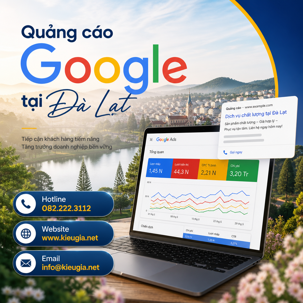 Quảng cáo Google tại Đà Lạt