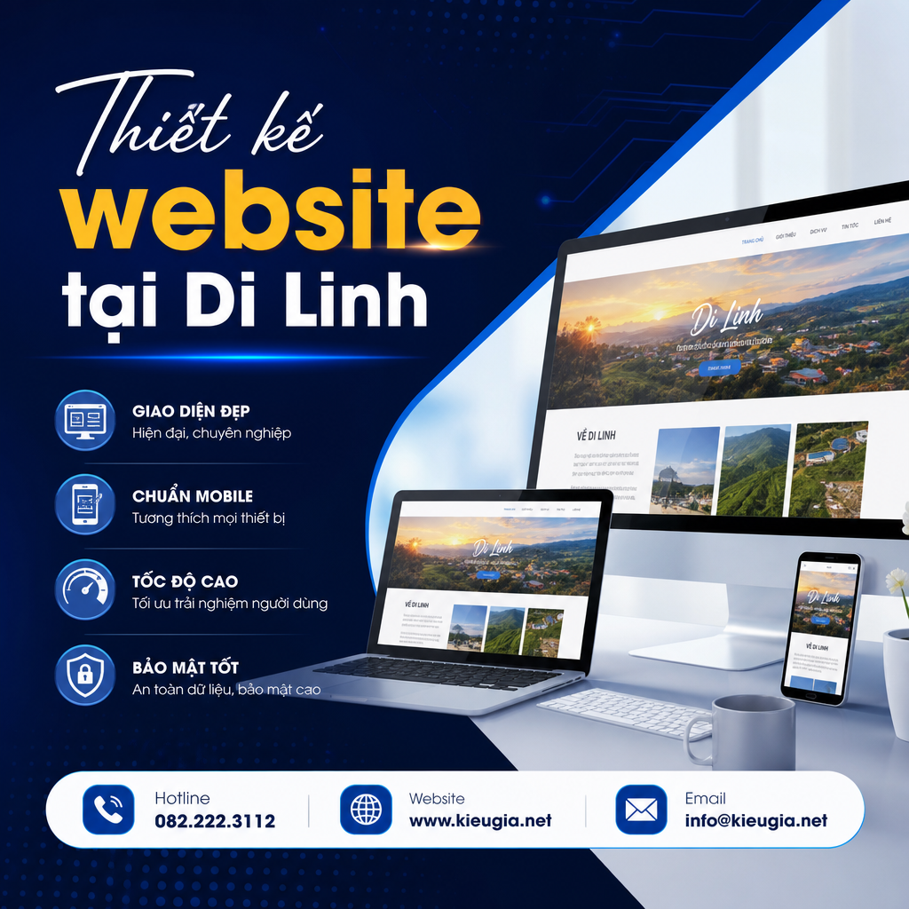 Thiết kế website tại Di Linh