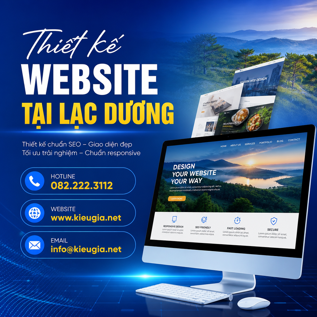 Thiết kế website tại Lạc Dương
