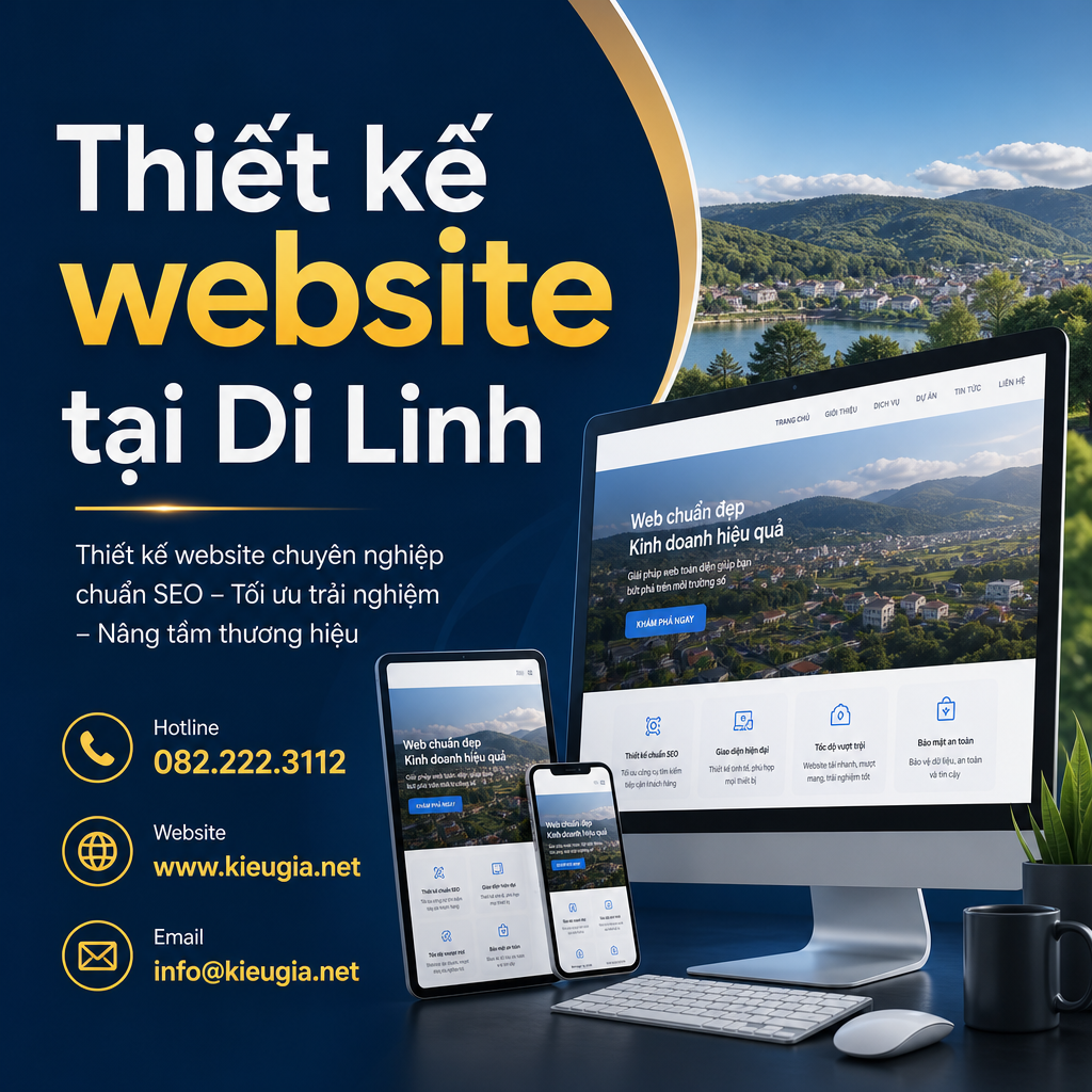 Thiết kế website tại Di Linh