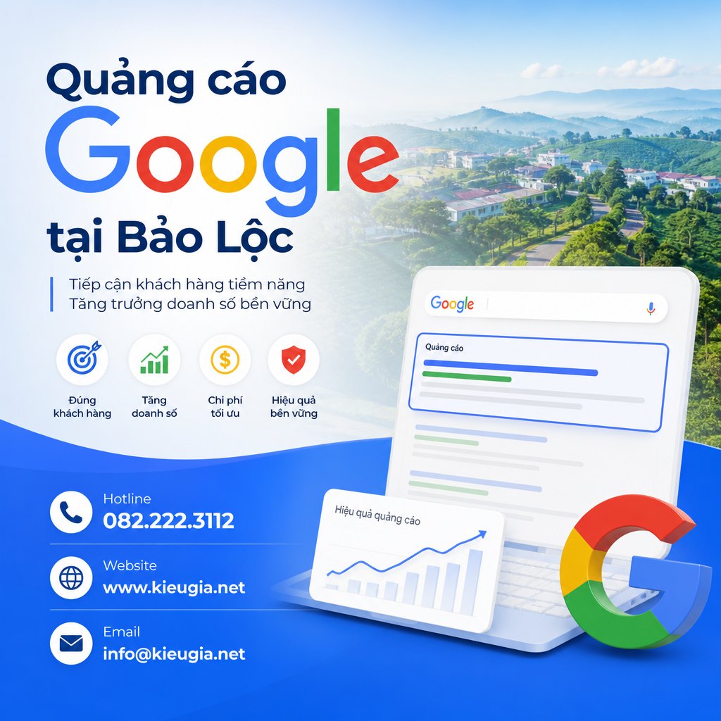 Quảng cáo Google tại Bảo Lộc