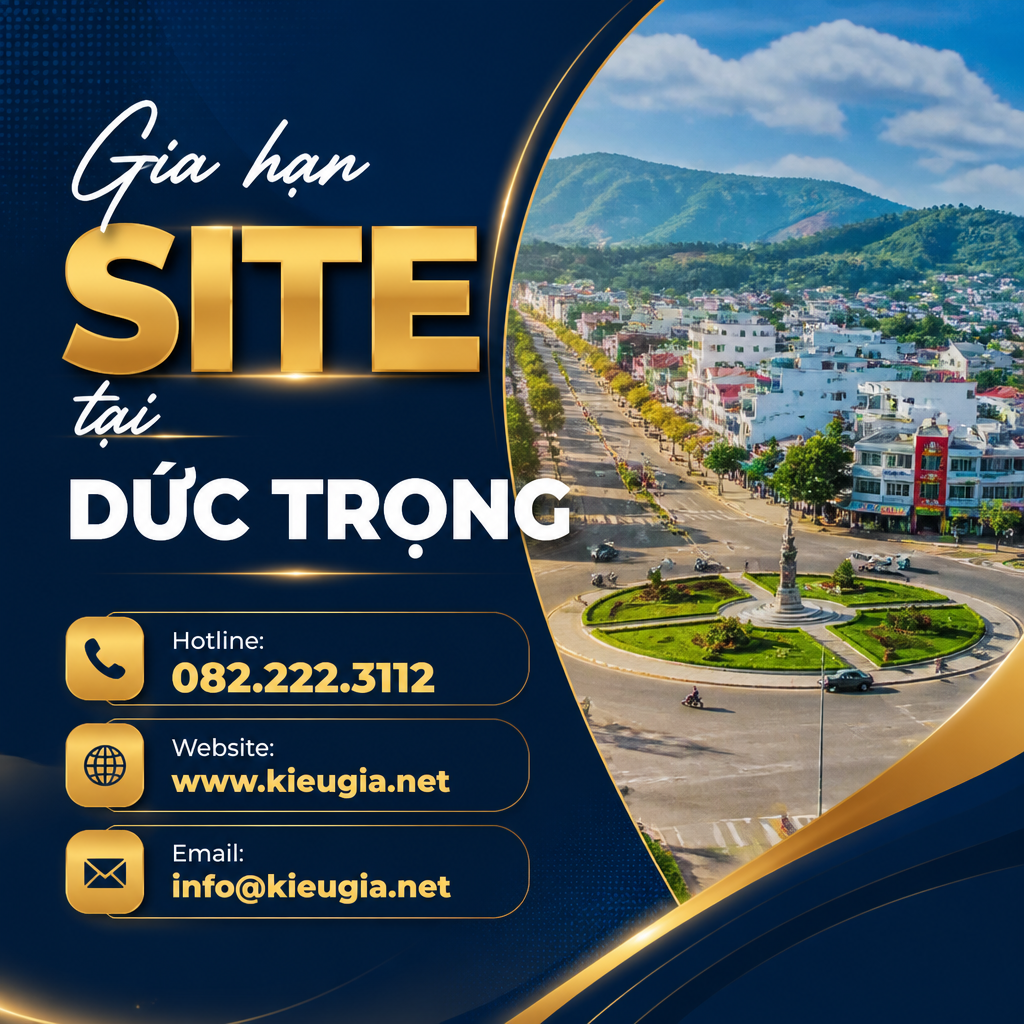 Gia hạn site tại Đức Trọng