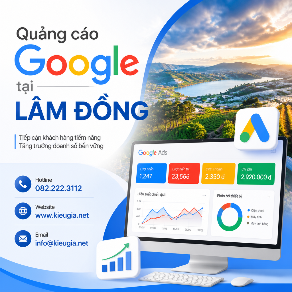 Quảng cáo Google tại Lâm Đồng