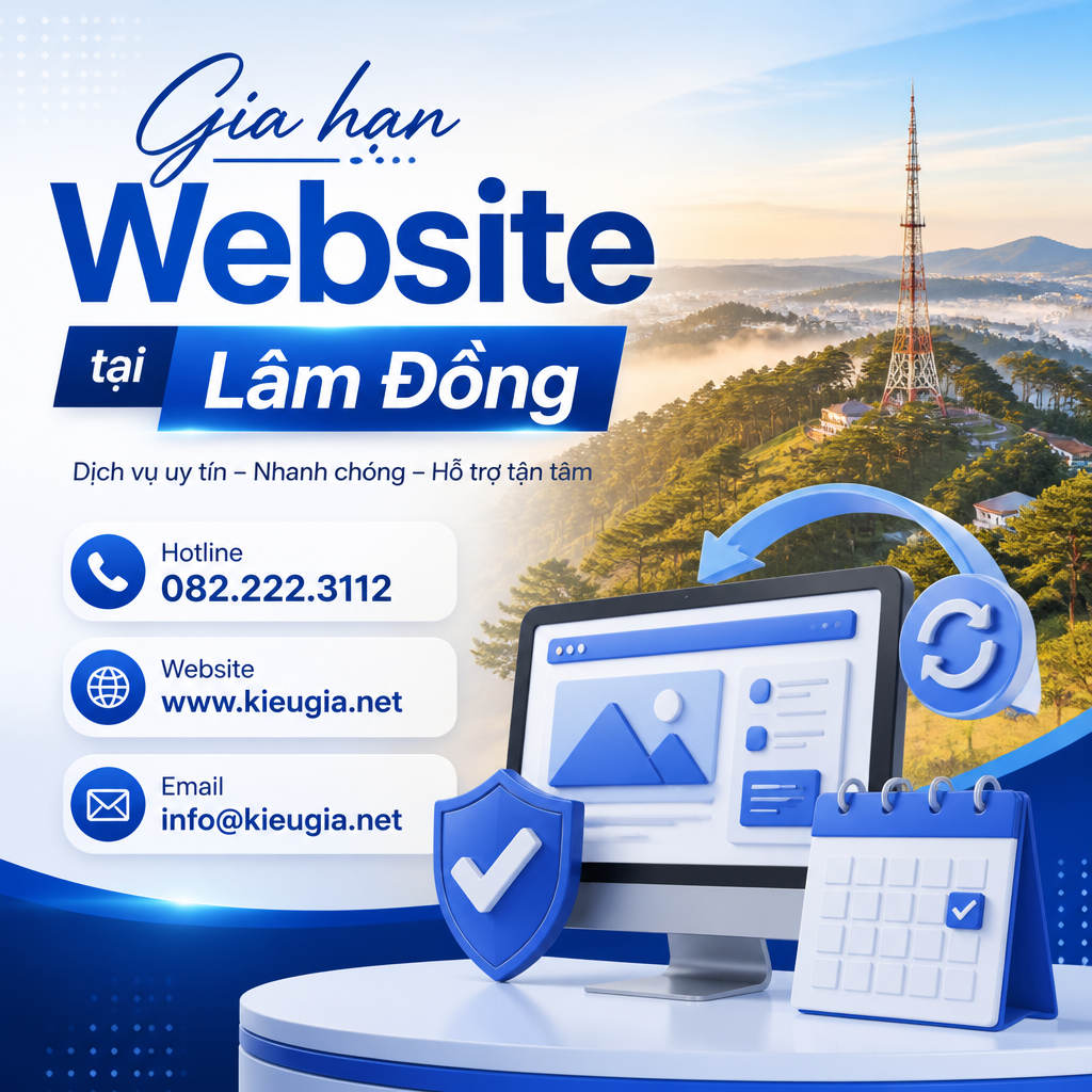 Gia hạn Website tại Lâm Đồng