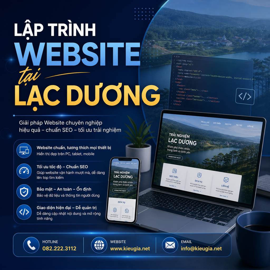 Lập trình Website tại Lạc Dương