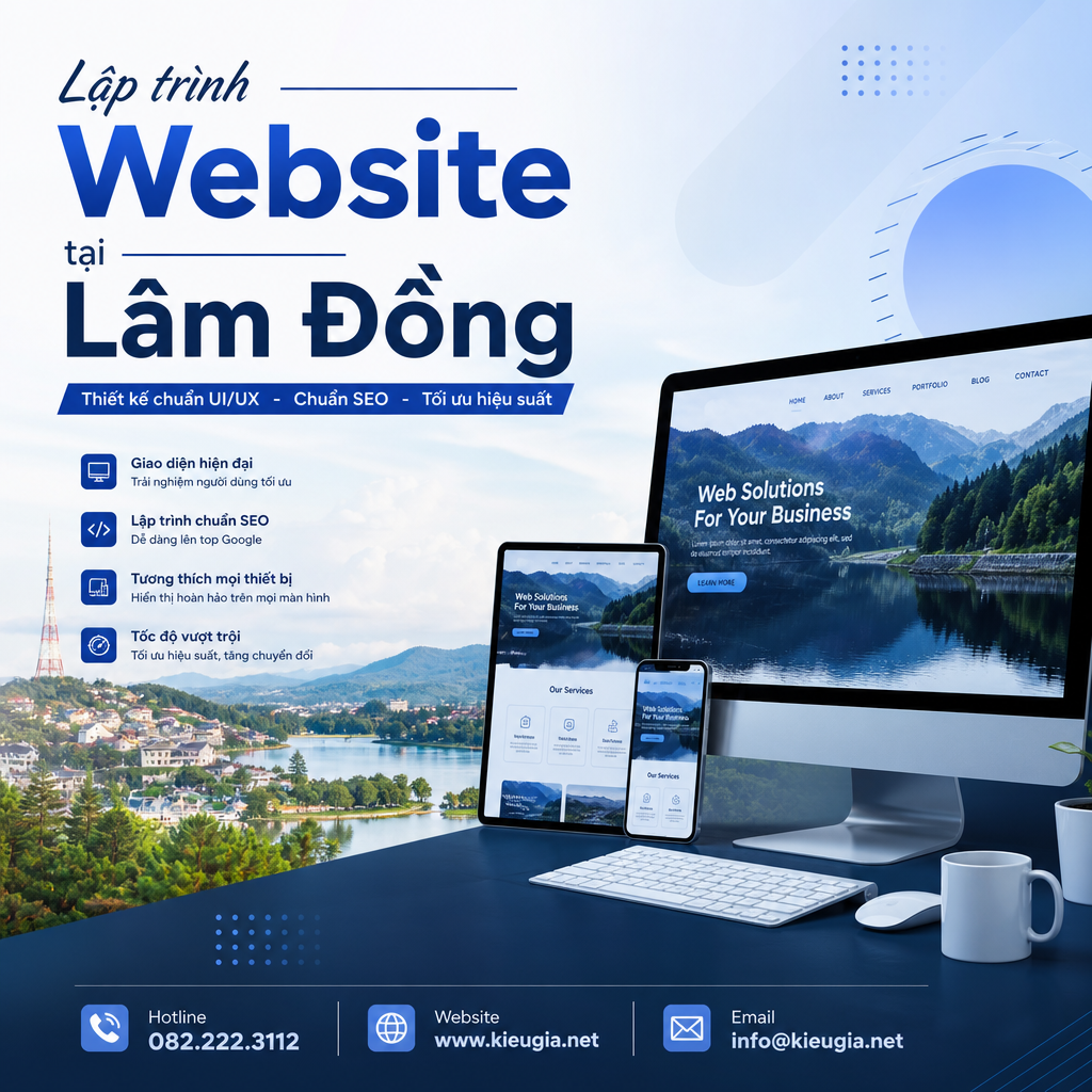 Lập trình Website tại Lâm Đồng