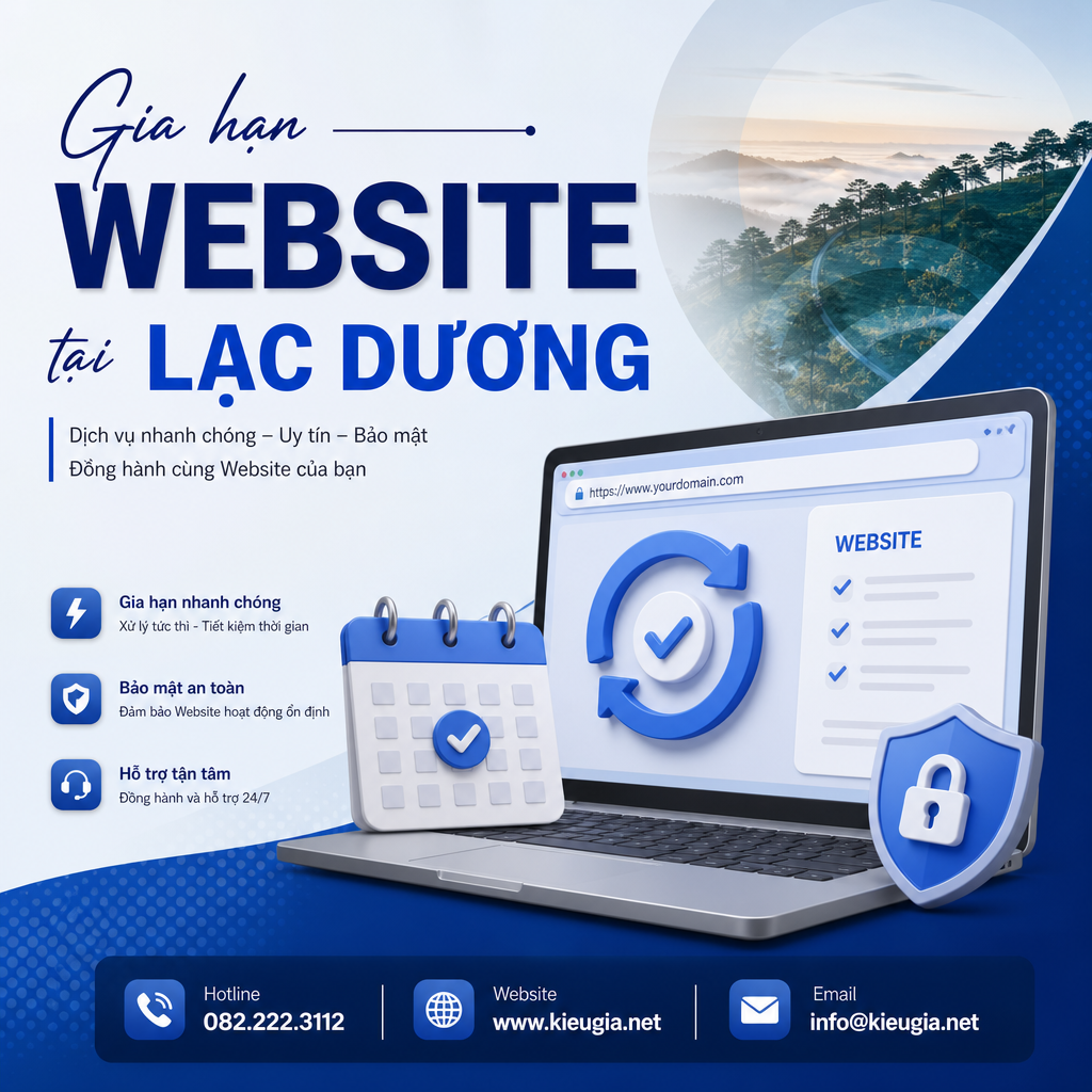 Gia hạn Website tại Lạc Dương