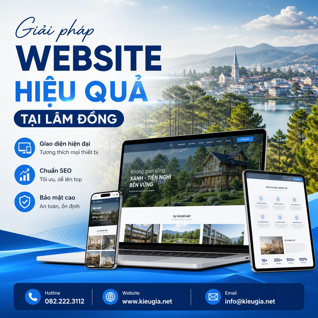 Giải pháp website hiệu quả tại Lâm Đồng