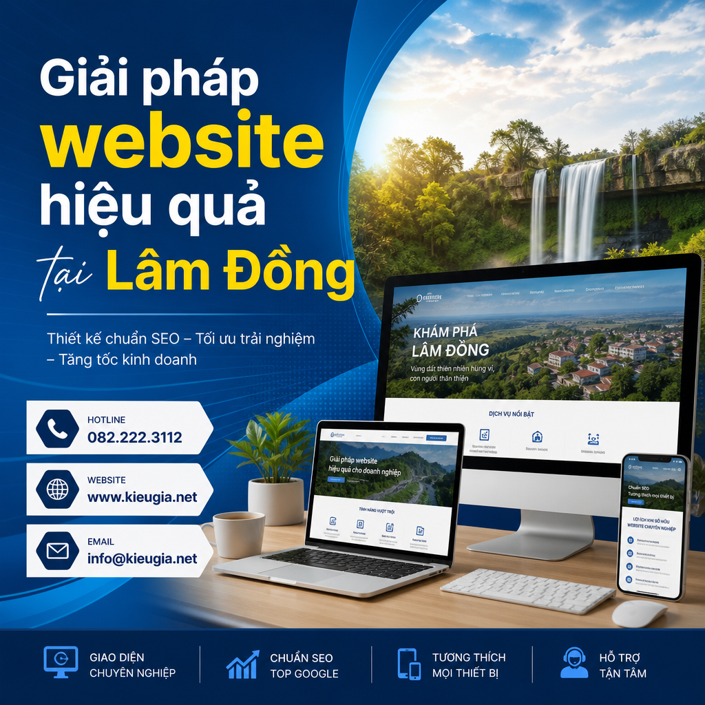 Giải pháp website hiệu quả tại Lâm Đồng