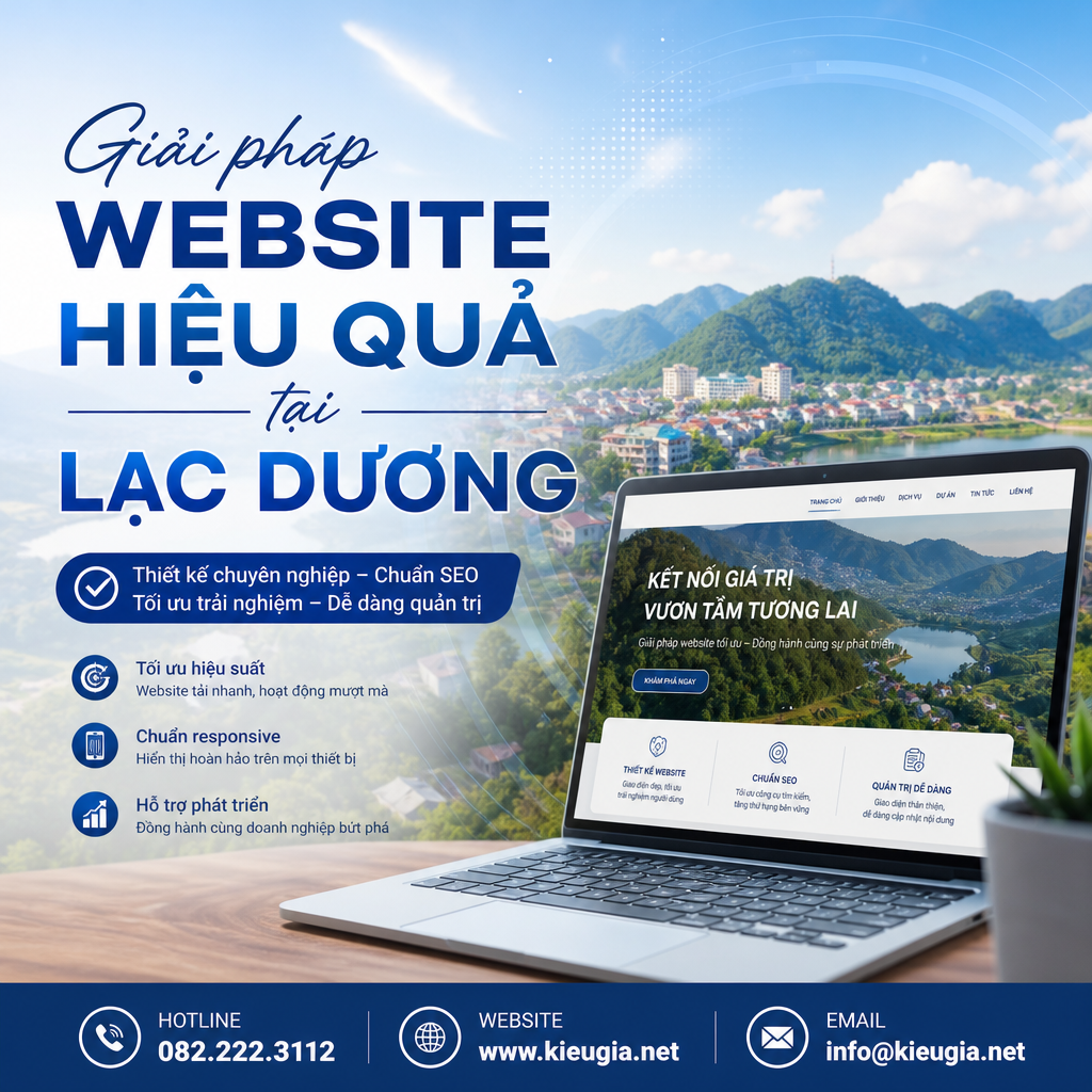 Giải pháp website hiệu quả tại Lạc Dương
