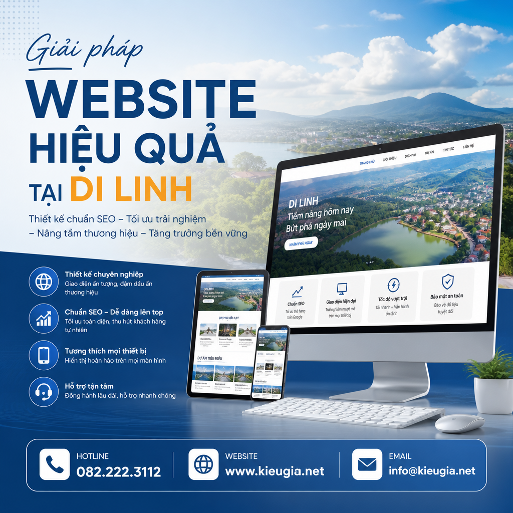 Giải pháp website hiệu quả tại Di Linh