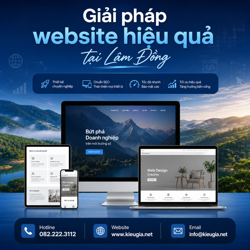 Giải pháp website hiệu quả tại Lâm Đồng